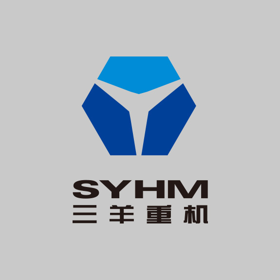 機械制造業(yè)品牌高端logo設(shè)計 三羊重機標志設(shè)計