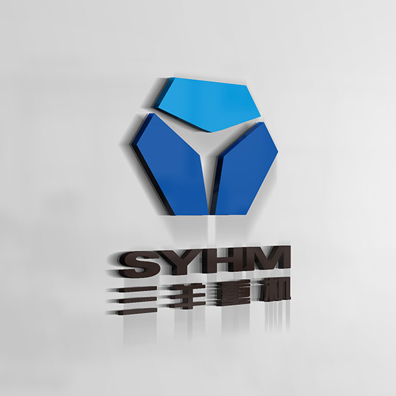 機械制造業(yè)品牌形象墻設(shè)計 三羊重機形象墻設(shè)計